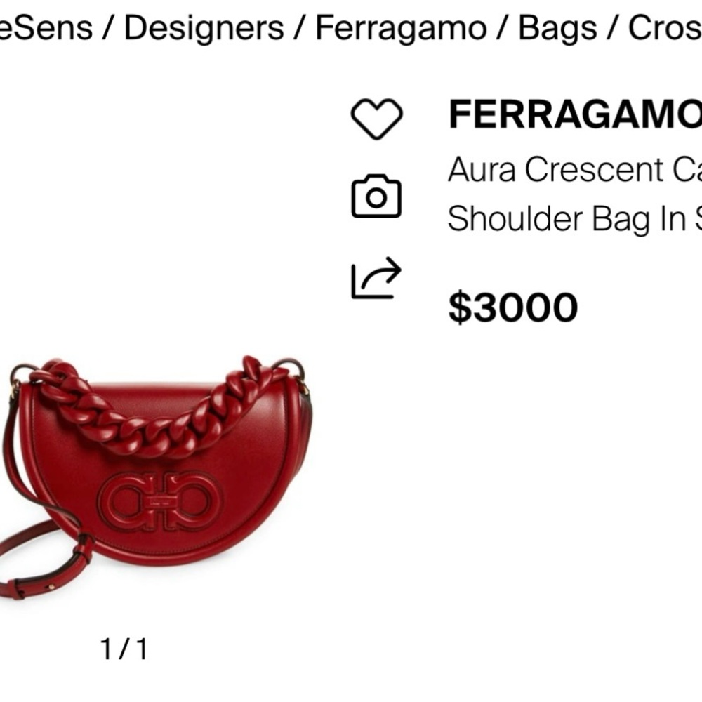 Ferragamo Crescent Bag - Picture 12 of 12